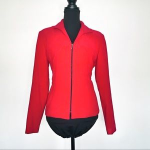 STUDIO 1940 | red zip-up blazer